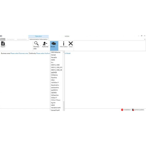 Установка программы Volvo Penta Vodia 5.2.50 + APCI 2018