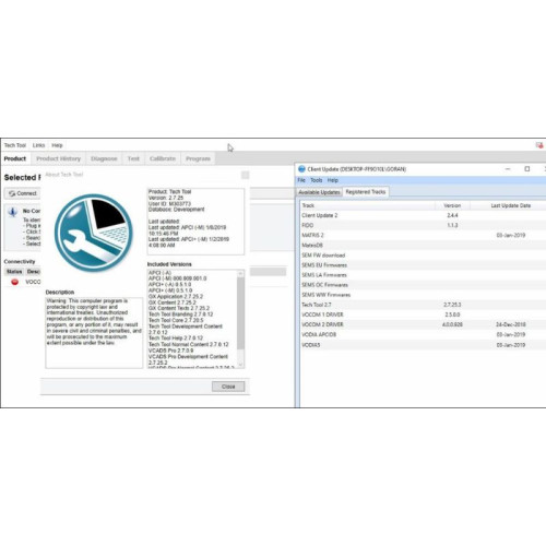 Volvo PTT 2.7 + DevTool: Дилерская диагностика, программирование и настройка грузовиков