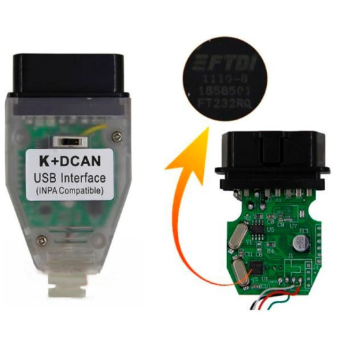 BMW INPA K+DCAN с переключателем