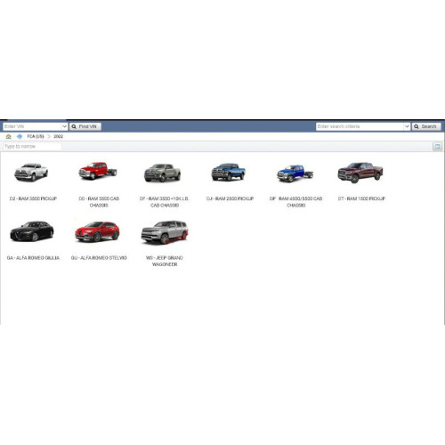 Установка FCA EPC 2022: Каталог запчастей Chrysler, Fiat, Dodge, Jeep, Alfa Romeo