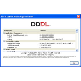 Установка программы Detroit Diesel Diagnostic Link DDDL 6.5