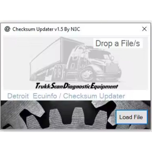 Установка программы Detroit Diesel ECU Checksum Updater 1.5