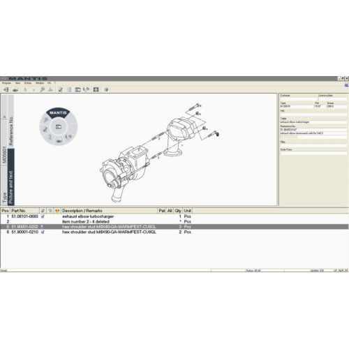 Диагностический комплект MAN. Автосканер MAN-VCI + установка ПО MAN-Cats 2