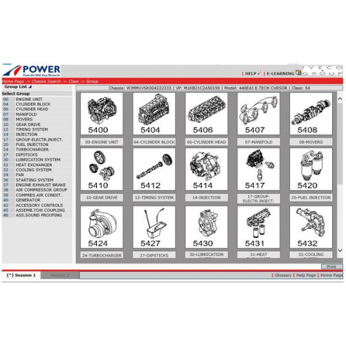 Установка программы Iveco Power EPC Trucks, Buses каталог подбора запчастей грузовиков и автобусов Ивеко