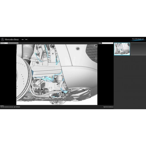 Установка Mercedes Starfinder: Интерактивные электросхемы