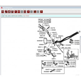 Установка программы Mitsubishi ASA (Europe + USA + Japan) каталог запасных частей Митсубиси