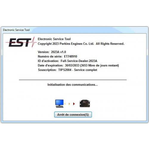 Установка программы Perkins Electronic Service Tool (EST) с FPKG 2025