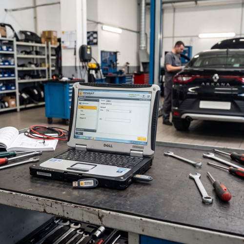 Renault CAN Clip Online — дилерська діагностика Renault із USB-токеном та доступом до серверів