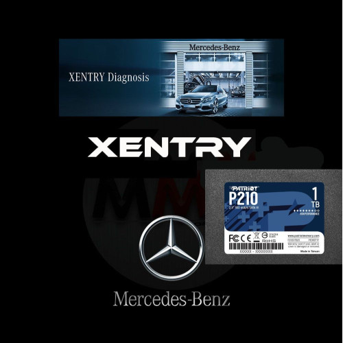 Жесткий диск SSD 1 Тб с программой Mercedes Xentry OpenShell