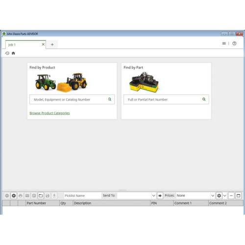 SSD 1 Tb с каталогом запчастей для техники John Deere - Parts Advisor 10.2024