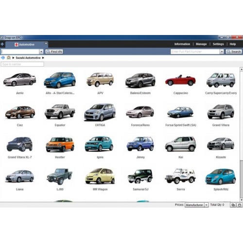 Установка программы Suzuki Worldwide EPC