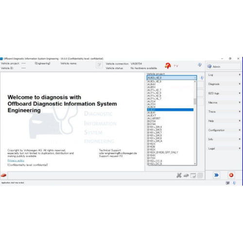 Встановлення програм діагностики VAG - ODIS Service, Engineering із прив'язкою під прилад