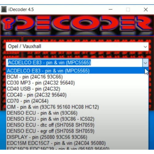 Установка iDecoder 4.5: Программа для удаления DPF, EGR, DTC и IMMO