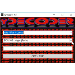 Установка чип тюнинг программы iDecoder 4.5 для отключения DPF DTC TVA IMMO из прошивок ЭБУ