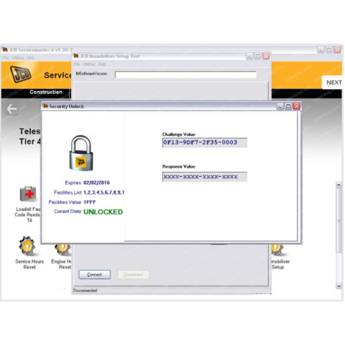 Установка программы JCB ServiceMaster Unlock Key Generator (Normal, High Security, WinEEM4)