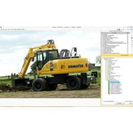 Установка программы Komatsu LinkOne CSS EPC 2020