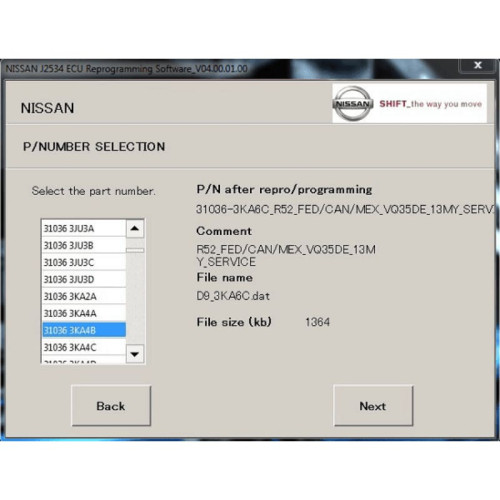 Установка программы Nissan NERS online