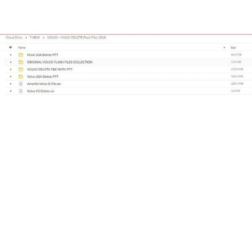 Набор файлов Volvo Truck + MACK Delete Flash Files 2021
