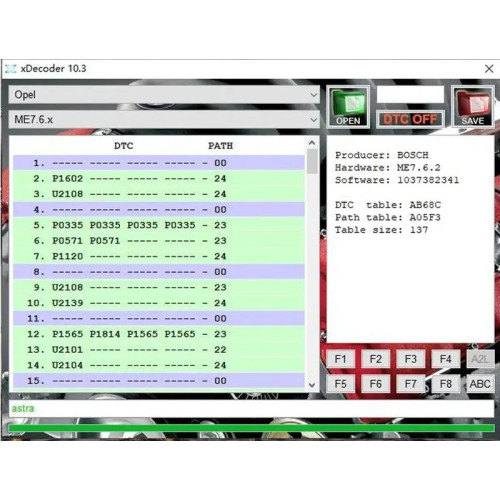 Установка программы xDecoder для отключения DTC ошибок из прошивок ЭБУ