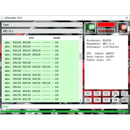 Установка программы xDecoder для отключения DTC ошибок из прошивок ЭБУ