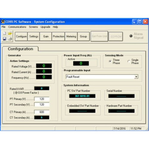 Установка сервисной документации Caterpillar Digital Voltage Regulator (CDVR)