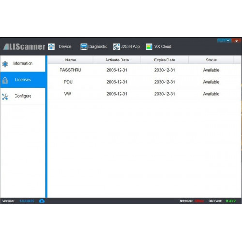 Услуга обновления VAS6154 clone для работы с Porsche PIWIS III