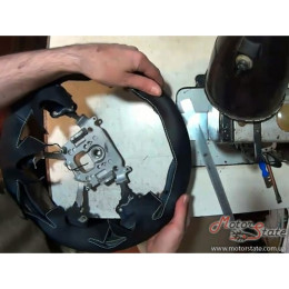 Видеокурс. Как перетянуть руль автомобиля кожей