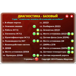 Видеокурс Диагностика базовый. Устройство, работа двигателя и систем