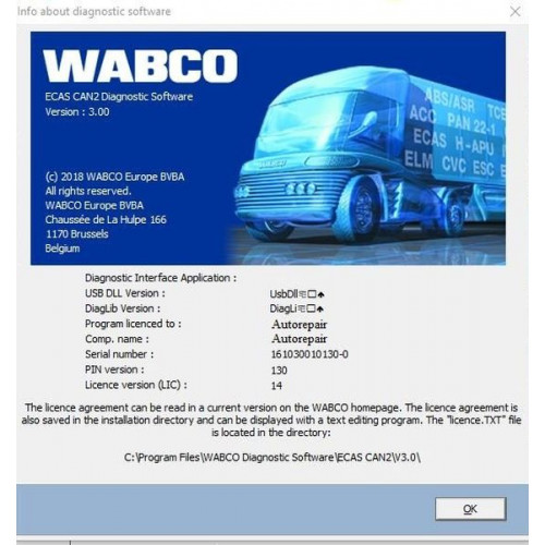 Установка Wabco Toolbox Plus и ECAS: Диагностика тормозных систем и подвески