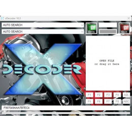 Установка программы xDecoder для отключения DTC ошибок из прошивок ЭБУ