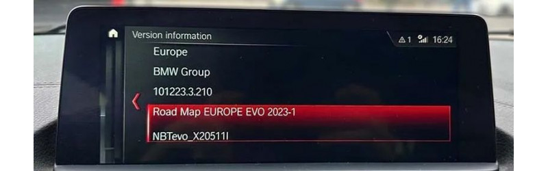 BMW Road Map Europe EVO 2021-2