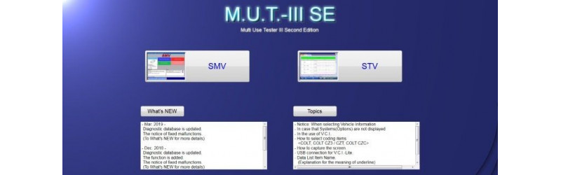 Mitsubishi MUT-III PRE20091